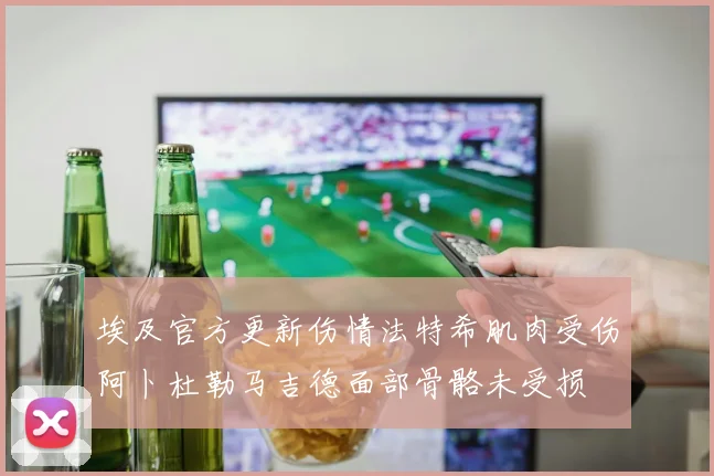 埃及官方更新伤情法特希肌肉受伤阿卜杜勒马吉德面部骨骼未受损